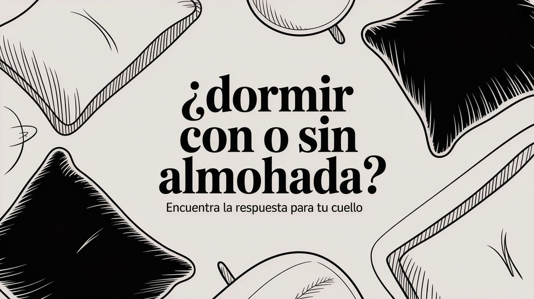 ¿Dormir con o sin almohada? Encuentra la respuesta para tu cuello