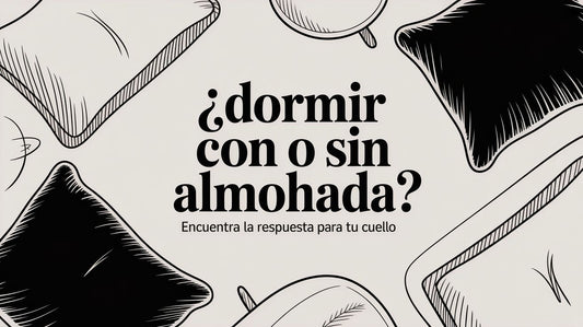 ¿Dormir con o sin almohada? Encuentra la respuesta para tu cuello