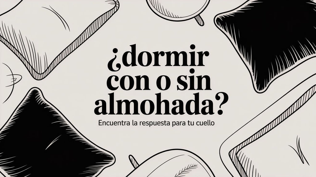 ¿Dormir con o sin almohada? Encuentra la respuesta para tu cuello