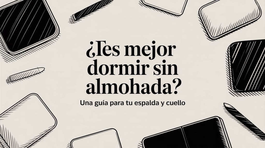 ¿Es mejor dormir sin almohada? Una guía para tu espalda y cuello