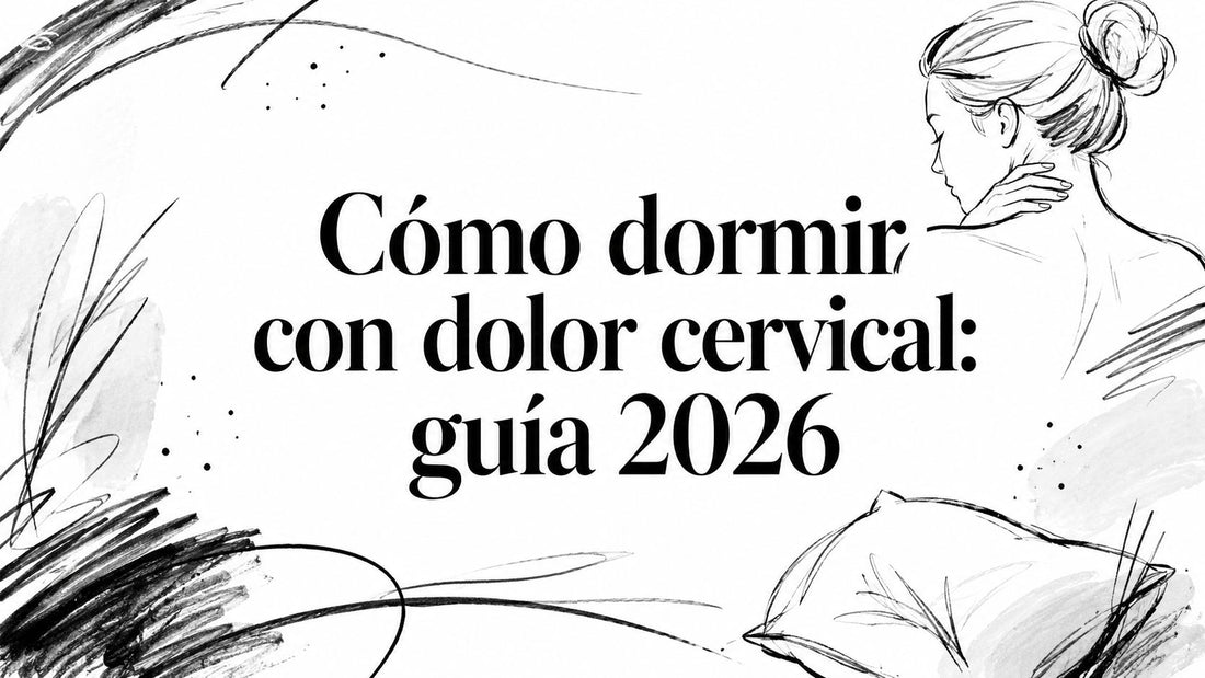Cómo dormir con dolor cervical: guía 2026