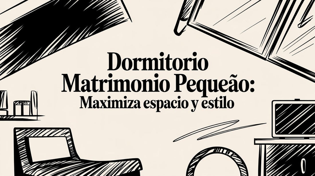 Dormitorio matrimonio pequeño: Maximiza espacio y estilo
