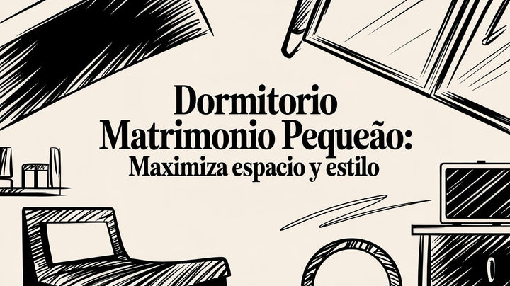 Dormitorio matrimonio pequeño: Maximiza espacio y estilo