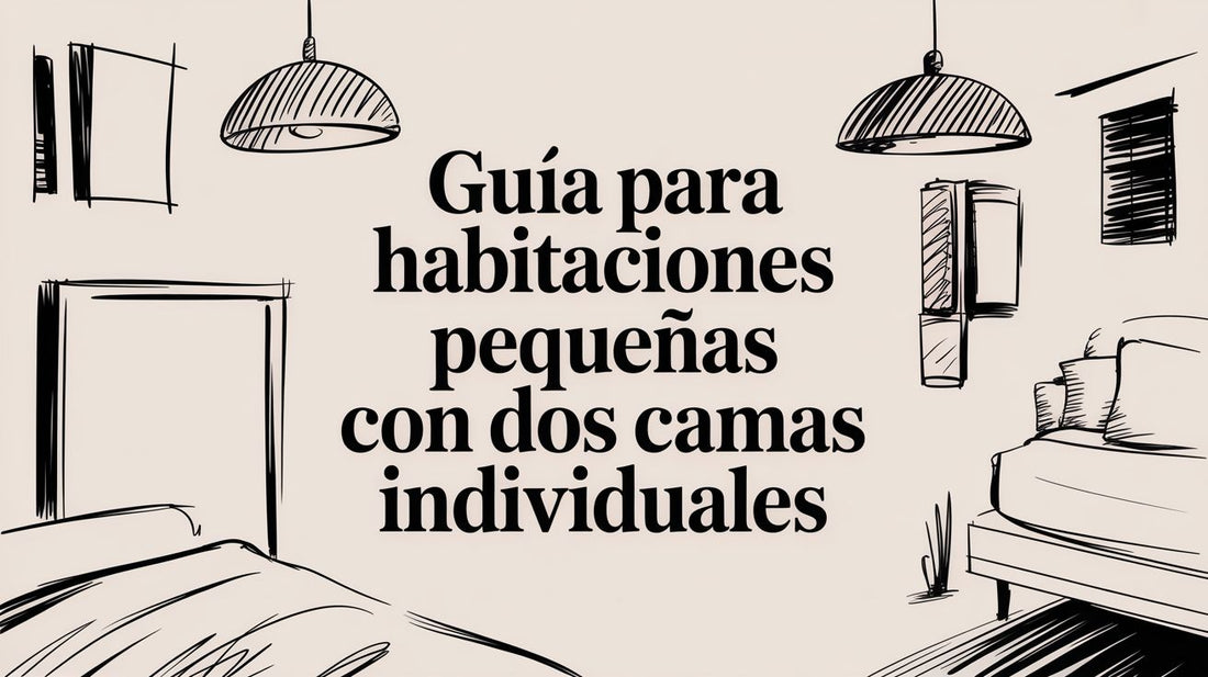 Guía para habitaciones pequeñas con dos camas individuales