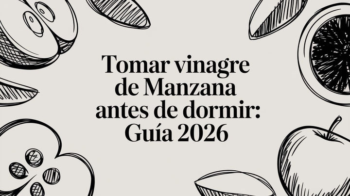 Tomar vinagre de manzana antes de dormir: Guía 2026