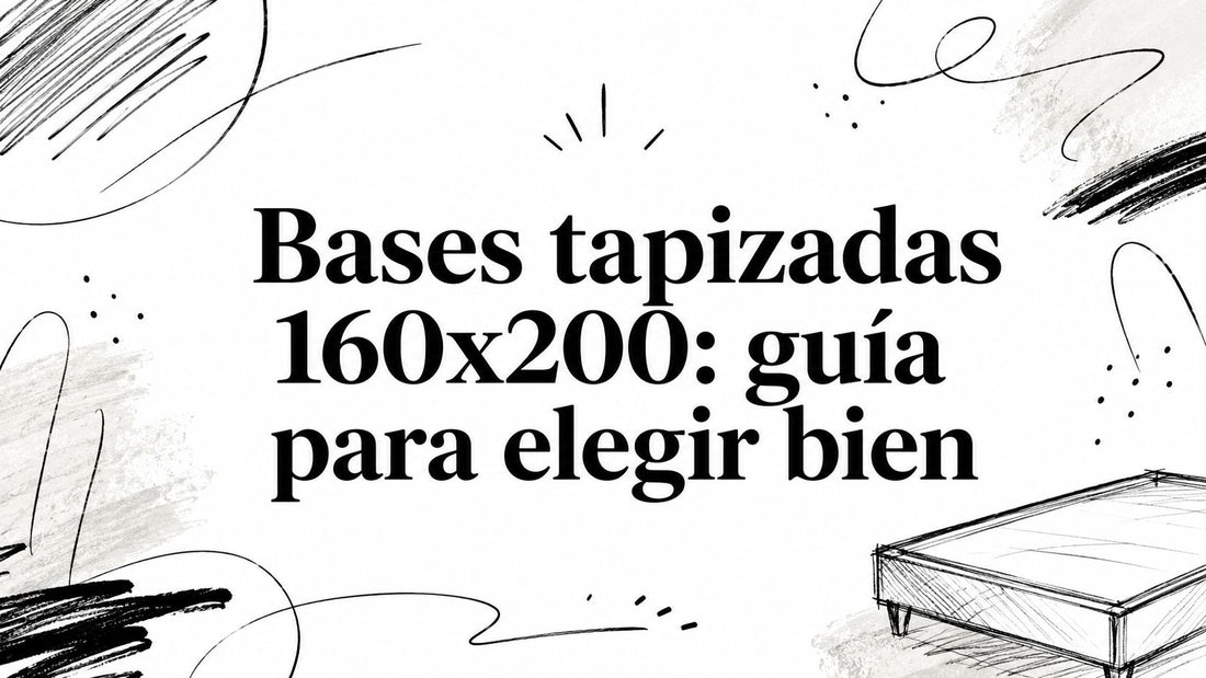 Bases tapizadas 160x200: guía para elegir bien