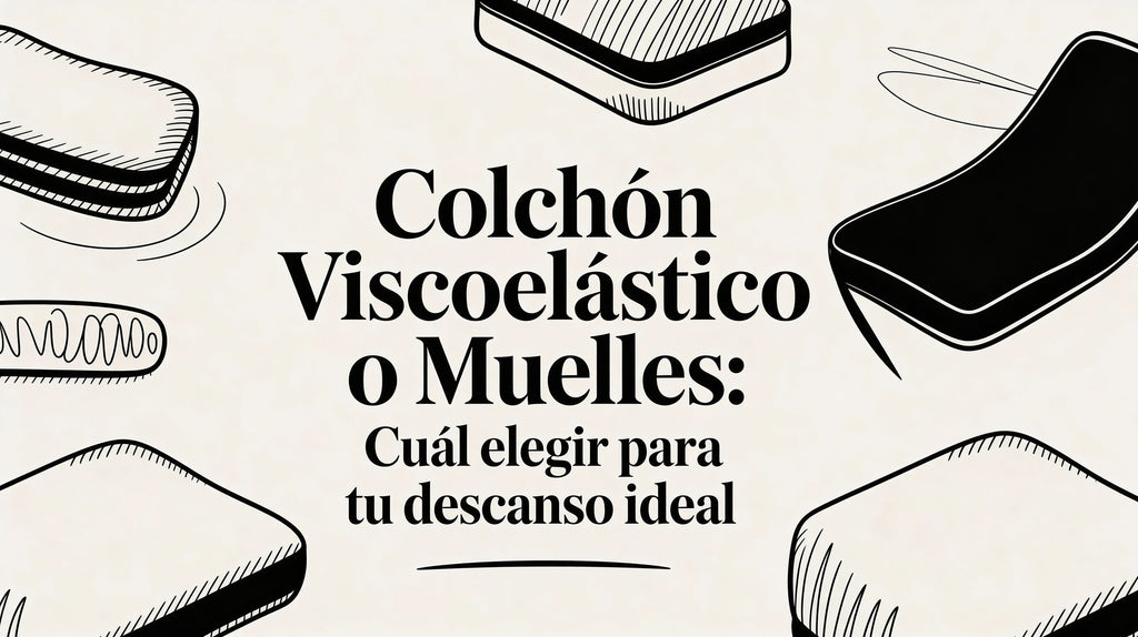 Colchon viscoelastico o muelles: cual elegir para tu descanso ideal