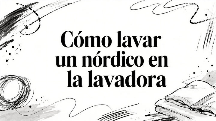 Cómo lavar el nórdico en la lavadora