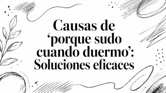 Causas de 'porque sudo cuando duermo': Soluciones eficaces