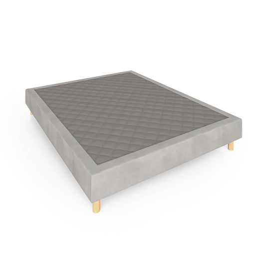 Base Tapizada Samos Gris 90x200 cm