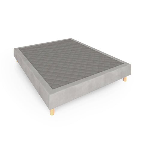 Base Tapizada Samos Gris 90x200 cm