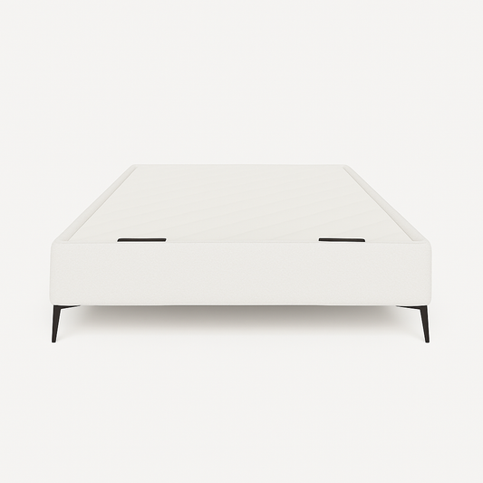 Canape tapizado Saona blanco 90x190