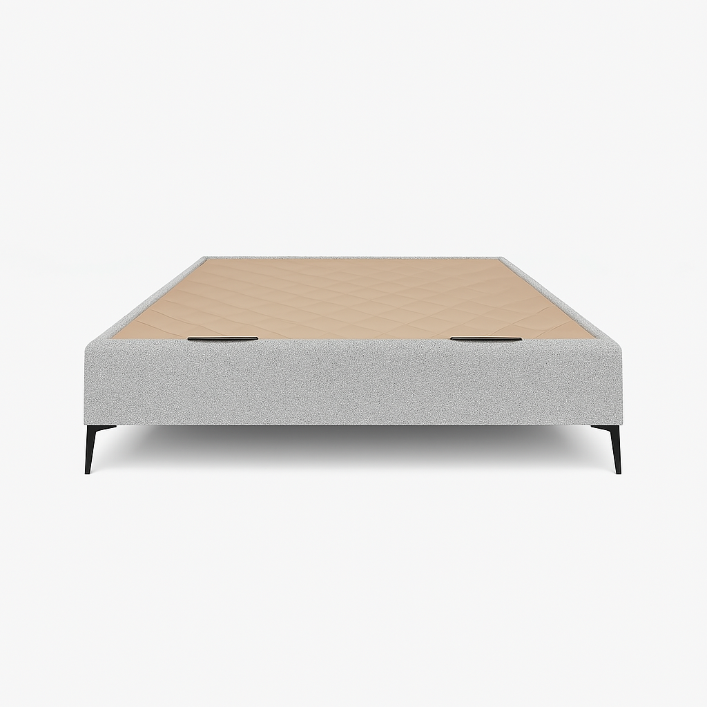 Saona silver gray upholstered canopy 135x190