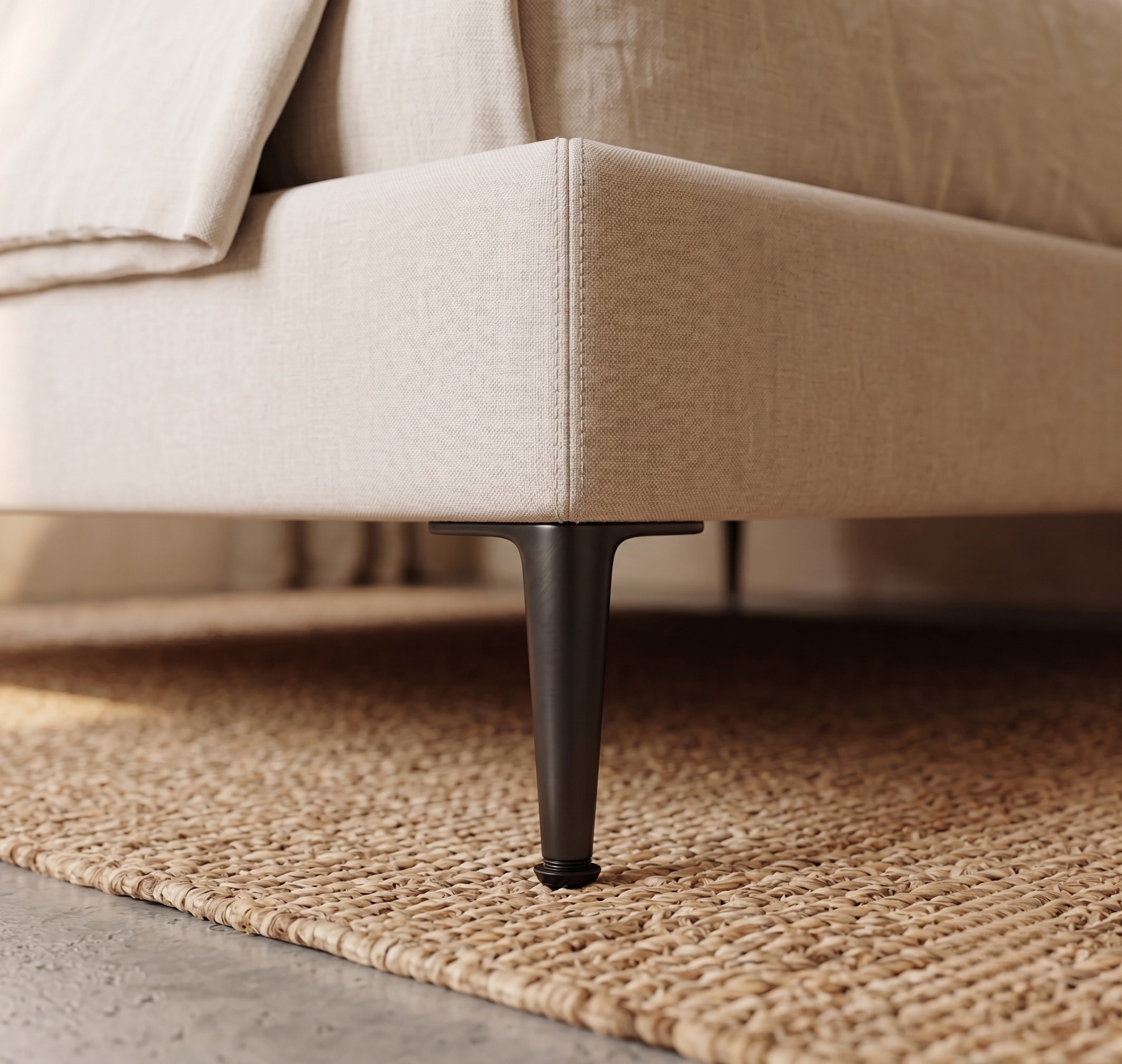 Detalle pata naxos beige