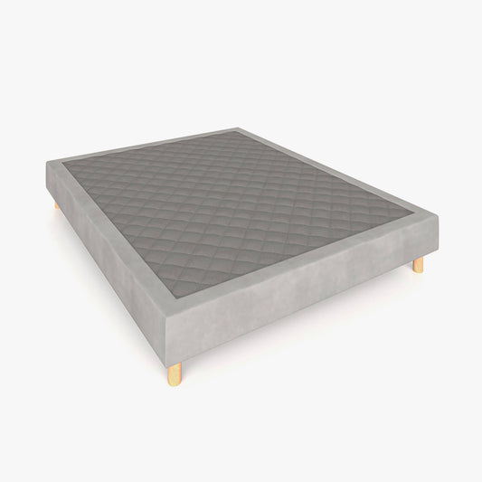 Base Tapizada Samos Gris 140x190 cm