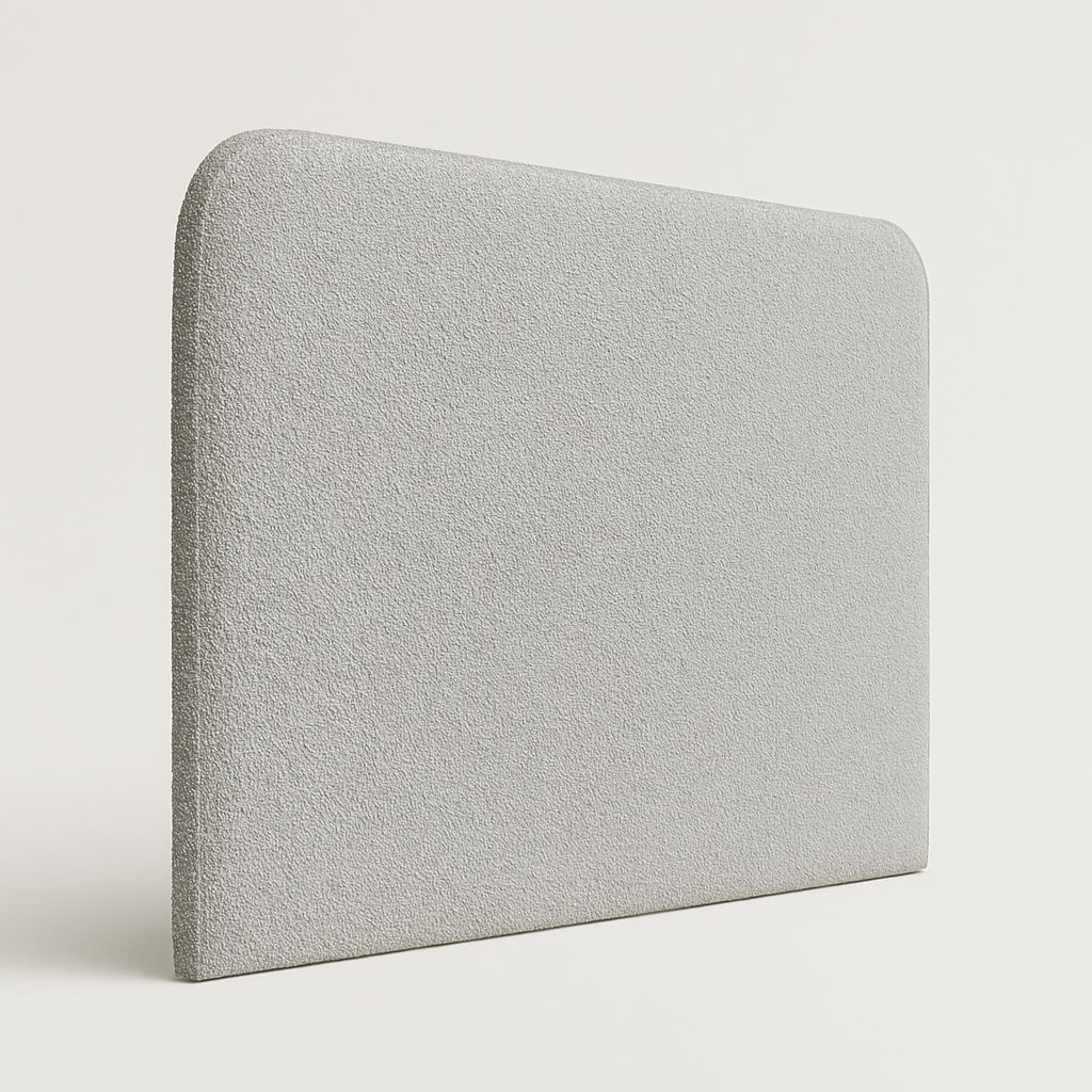 Saona Upholstered Headboard Silver Gray 140 cm