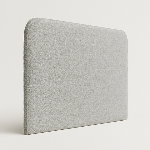 Saona Upholstered Headboard Silver Grey 135 cm