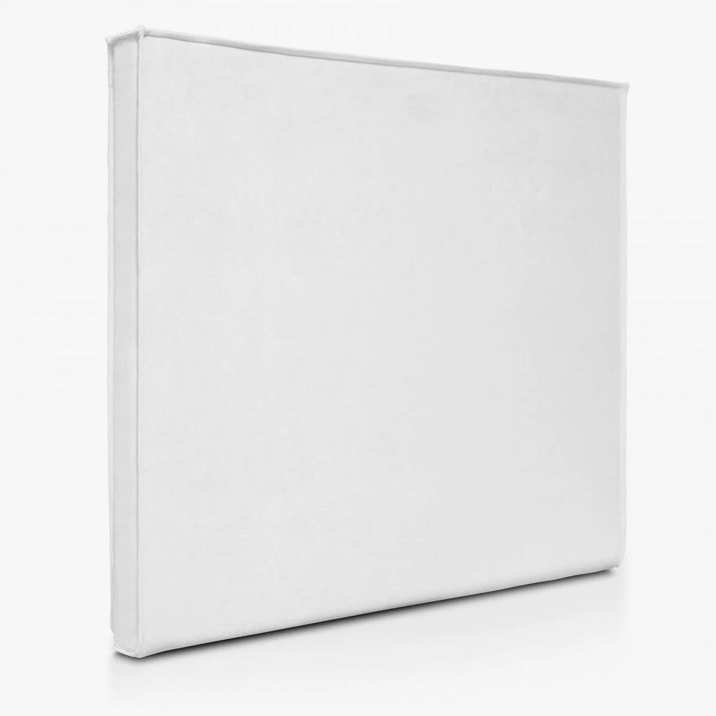 Upholstered Headboard Mox White 90 cm