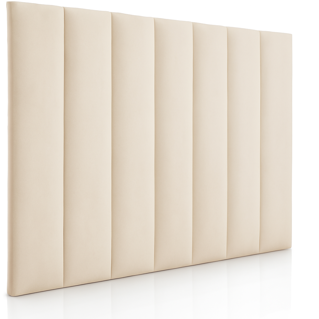 Upholstered Headboard Tasos Beige 105 cm