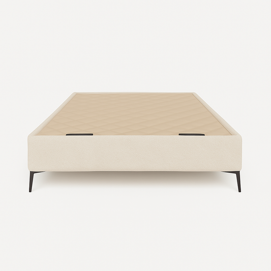 Canape tapizado Saona beige 105x190