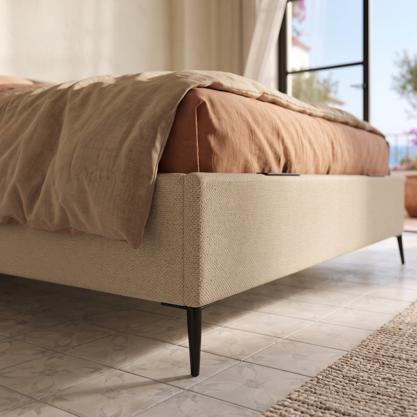 Saona Upholstered Storage Bed