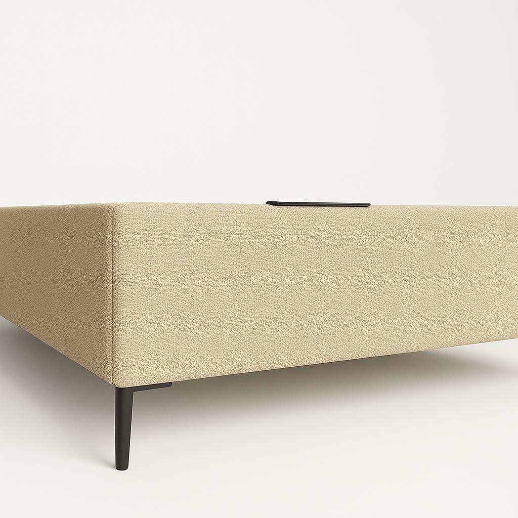 Canapé tapizado Saona – Diseño mediterráneo - Colchón Morfeo
