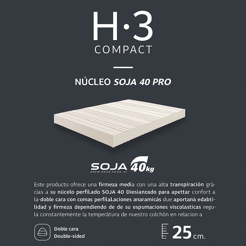 Colchón H3 Pro compac