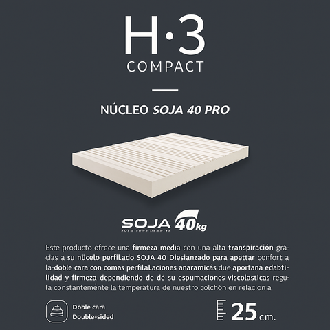 Colchón H3 Pro compac