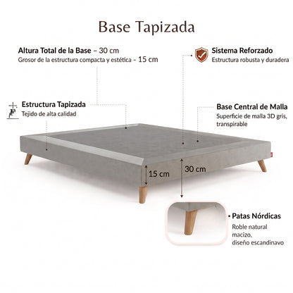 Base Tapizada Silos — Estilo Mediterráneo Cálido