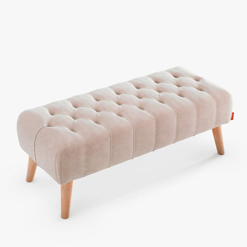 Reposapies  para el dormitorio beige Morfeo