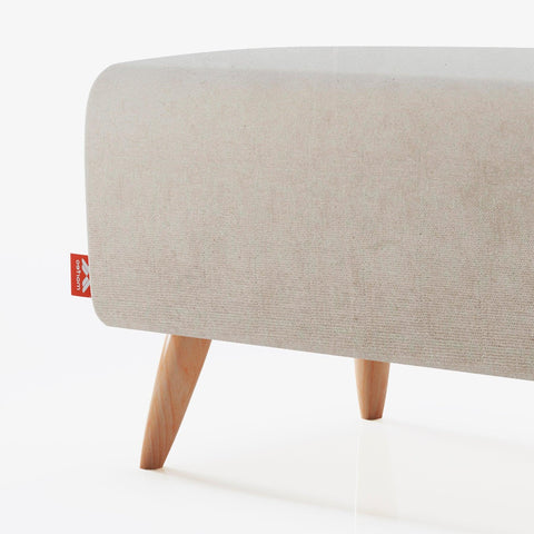 Butaca para el dormitorio beige Morfeo