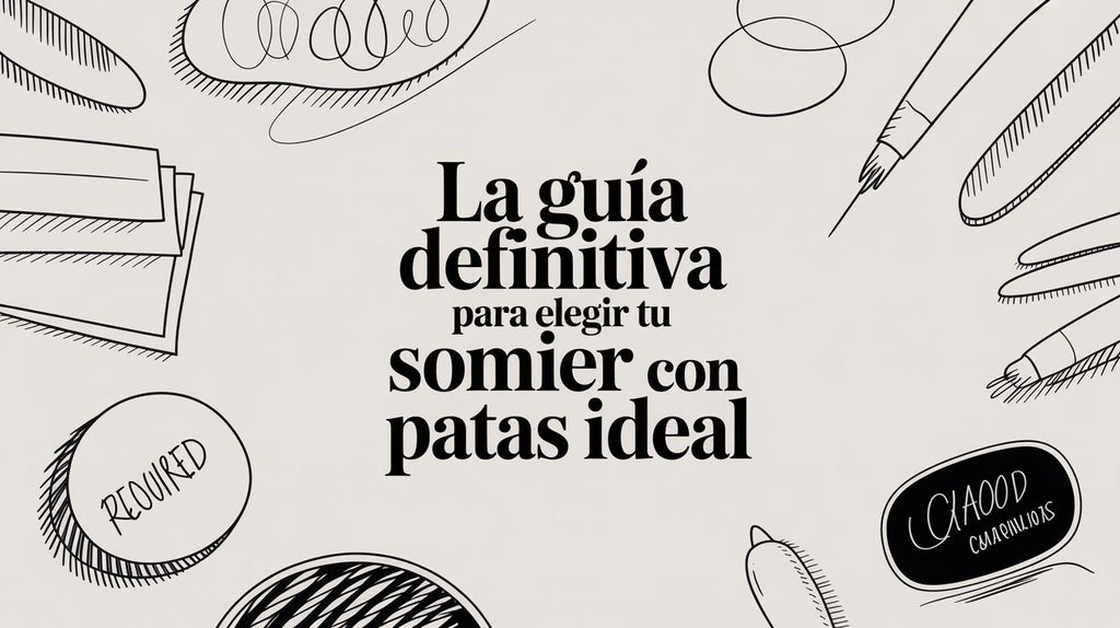 La guía definitiva para elegir tu somier con patas ideal