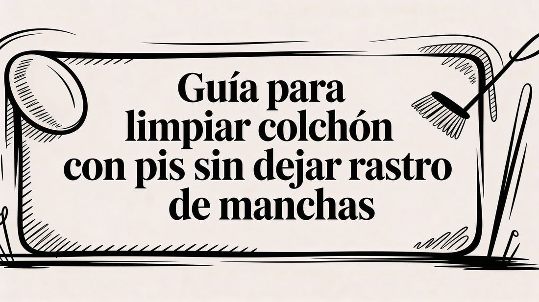 Guía para limpiar colchon con pis sin dejar rastro de manchas