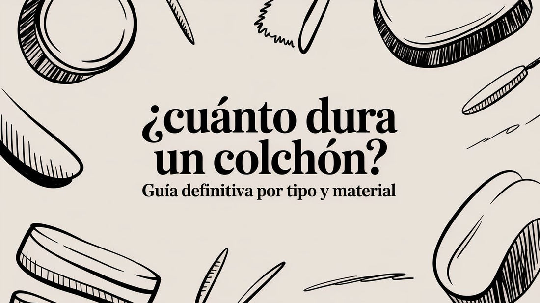 ¿Cuánto dura un colchón? Guía definitiva por tipo y material
