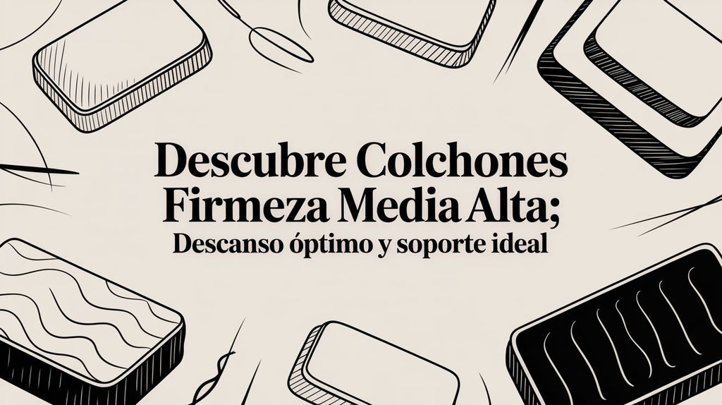 Descubre colchones firmeza media alta: descanso óptimo y soporte ideal