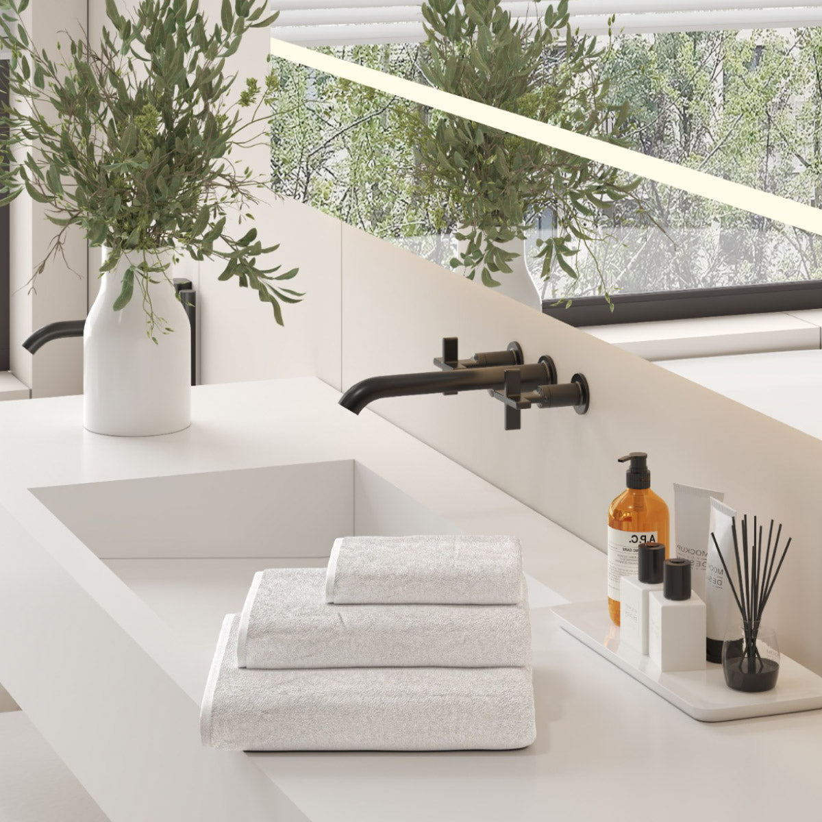 Cala Blanca Bath Towels - Morfeo Mattress