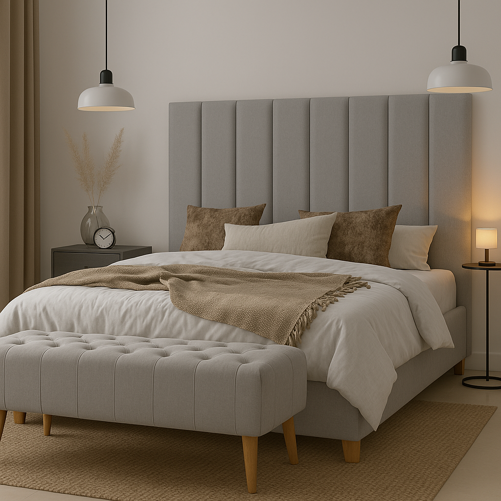 Tasos Upholstered Headboard - Morfeo Mattress