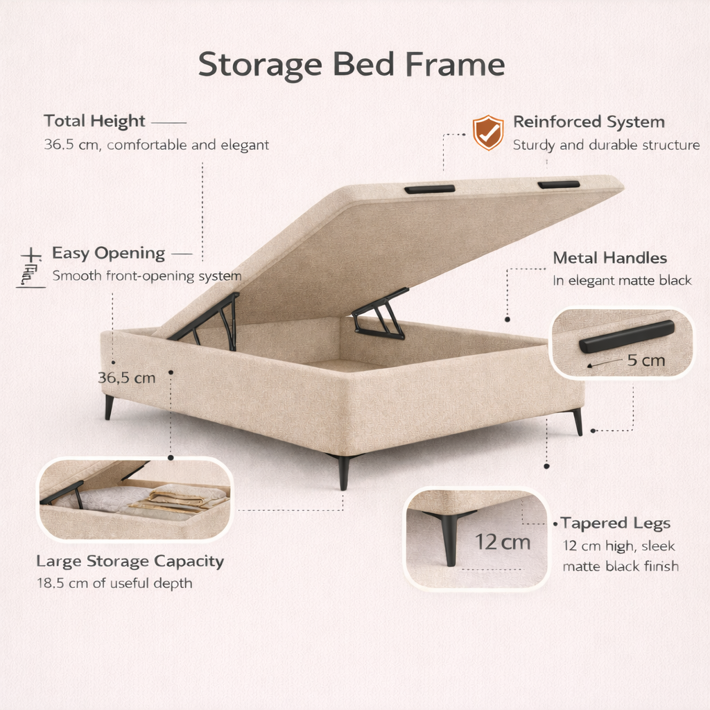 Saona upholstered sofa bed