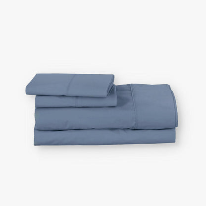 100% blue cotton sheet set Morfeo