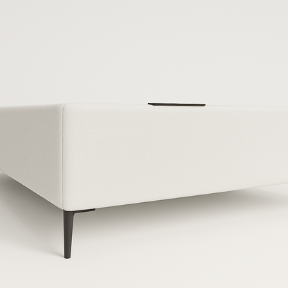 Divano letto imbottito Saona – Design mediterraneo - Materasso Morfeo