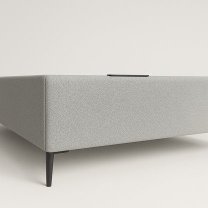 Divano letto imbottito Saona – Design mediterraneo - Materasso Morfeo